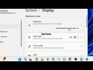 Adjust Screen Brightness in Windows 11 & 10 | 3 Methods