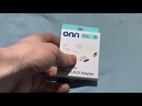 Unbox Onn USB-C to 3.5mm Aux Jack Adapter