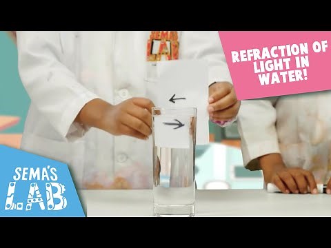 Refraction Of Light In Water | Science Experiments for Kids | Sema's Lab