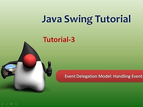 What is Event Delegation Model in Java, How to Handle event in java