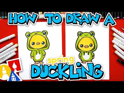 How To Draw A Spring Duckling