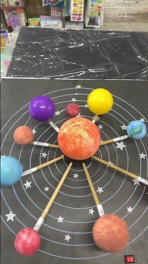 Solar system project | solar system working model 3d |school project #3dmodel #solarsystem