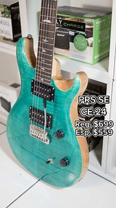 PRS SE CE 24 Reg. $699 Esp. $559 The SE CE 24 pairs the traditional...