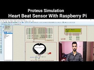 Proteus Simulation Of HeartBeat Sensor With Raspberry Pi