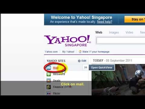 How to: Check emails in yahoo account