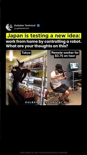Japan’s Insane VR Job: Control Robots from Home 🎮