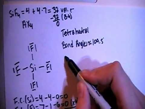 Silicon Tetrafluoride SiF4 Lewis Dot Structure