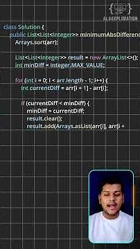 Day 41: LeetCode Daily Challenge: LeetCode 1200 – Minimum Absolute Difference 🧠