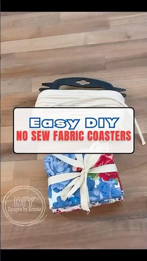 Easy DIY Fabric Coasters Anyone Can Make At Home!