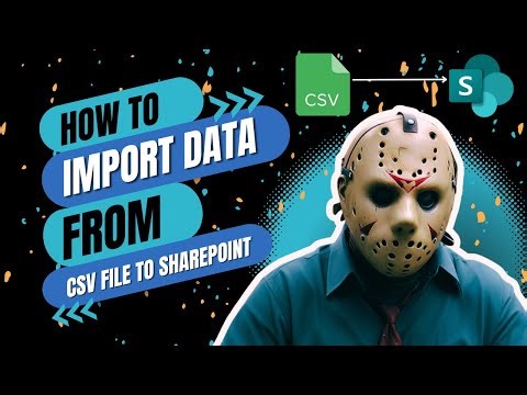 Import data from a CSV file into SharePoint by using Power Automate