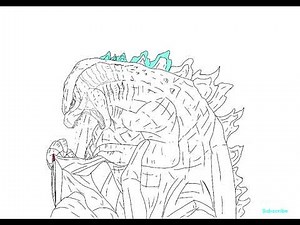 How To Draw Godzilla Kills Muto | Step By Step | Monsterverse