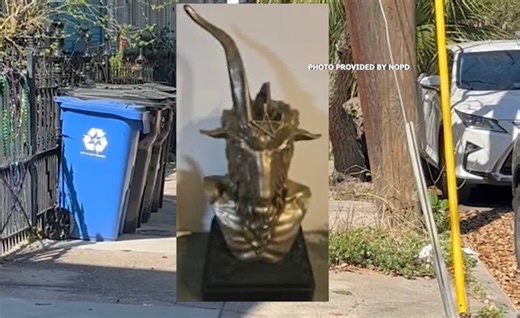 New details in stolen Baphomet statue in Lower Garden District