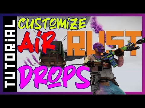 Custom Rust AIR DROPs and Plane Speeds | ®️ Rust Admin Academy Tutorial 2021 | Fancy Drop