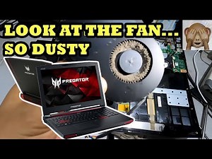 How to clean a Laptop Cooling Fan - Acer Predator G9-591 ??