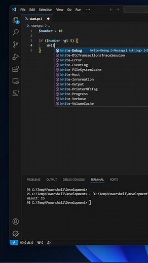 Basic scripting powershell for beginners if statement #beginner #powershell #scripting #tutorial