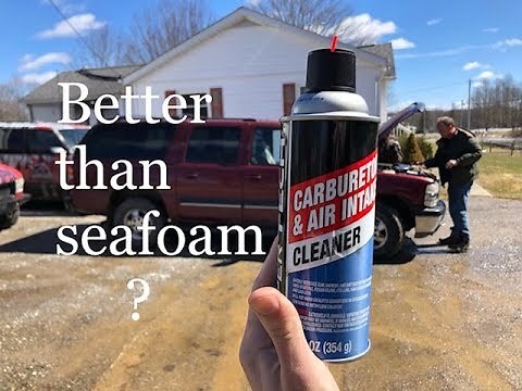 WALMART SUPER TECH Air INTAKE CLEANER BETTER THEN Seafoam?