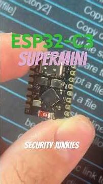 The ESP32-C3 SUPERMINI #esp32 #tech #diyprojects #microcontroller #espressif #mcu