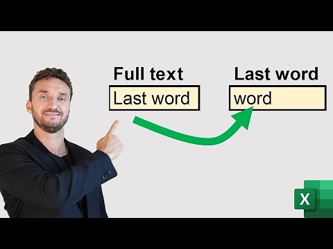 How to Extract the Last Word from an Excel Cell Using a Simple Formula