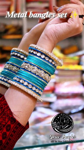 Elegant Metal Bangles Set 💫 | Everyday & Festive Styling Ideas ✨