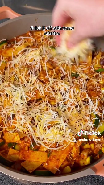 Easy Chicken Enchilada Skillet Recipe