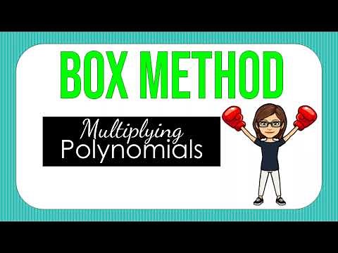 Multiplying Polynomials | Box Method