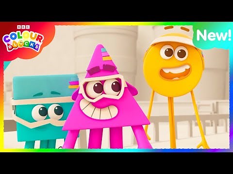 The Printing Crew | Colours for Kids | Episode 21 | @Colourblocks