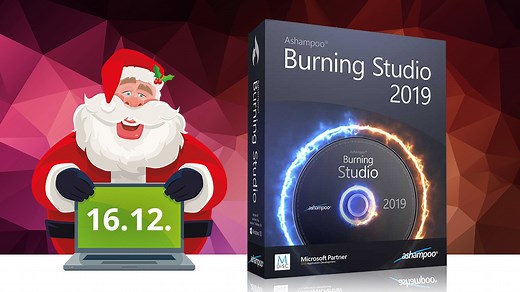 Gratis: Ashampoo Burning Studio 2019 zum Download!