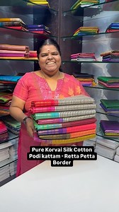 53K views · 1K reactions | Pure Korvai Silk Cotton | All over Podi...