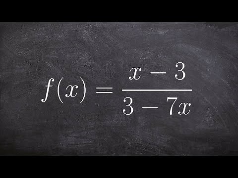 Learn how to write the domain of a rational function using interval notation