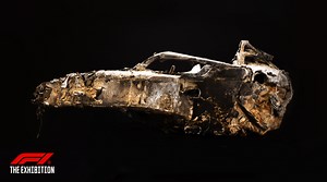 ‘It saved my life’ – Burnt-out remains from Romain Grosjean’s horrifying 120mph Formula 1 crash that saw him engulfed in flames for 28 seconds to go on display with unseen footage