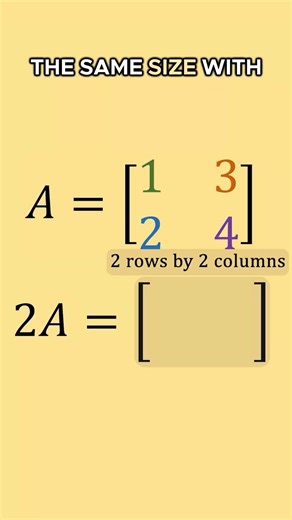 2×2 Matrix Scalar Multiplication 🧗‍♀️