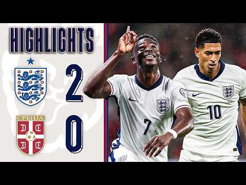 Saka & Eze Star At Wembley! | England 2-0 Serbia | World Cup Qualifiers | Highlights