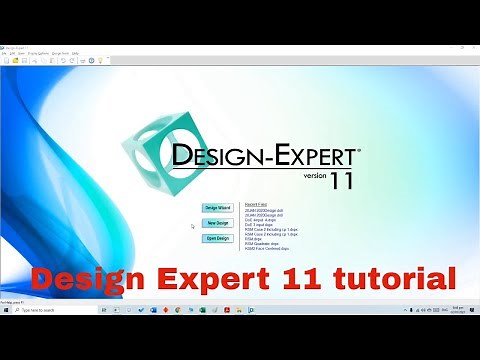 Design Expert 11 tutorial | response surface methodology | model development | optimization| RSM
