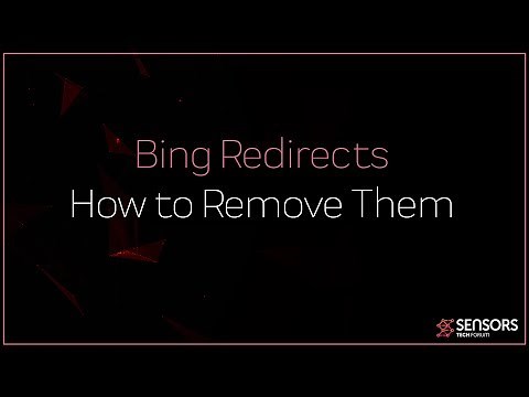 Remove Bing Redirect Virus