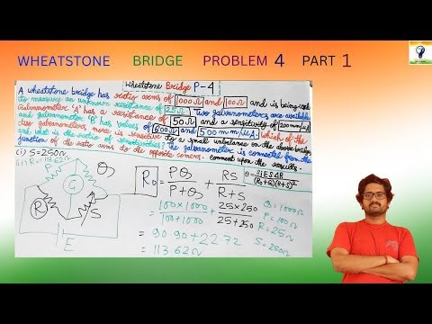 Wheatstone bridge problem 4 part 1