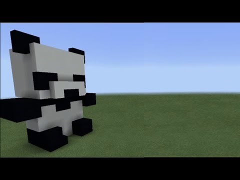 How to build a panda in Minecraft (Tutorial)