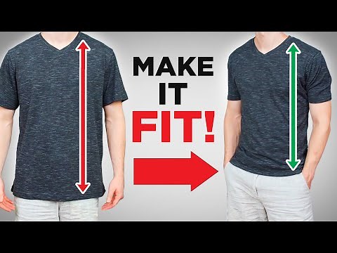 How To Tailor A Long T-shirt In 4 Mins (The Easy Way)