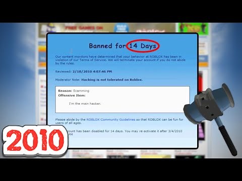 The Evolution of Roblox Bans! (2008-2025)