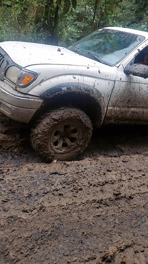 Off-Road Truck Adventure in Muddy Terrain