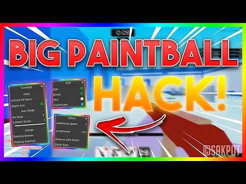 Aimbot Exploit : Roblox Big Paintball Script Darkhub GUI **NEW 2024**