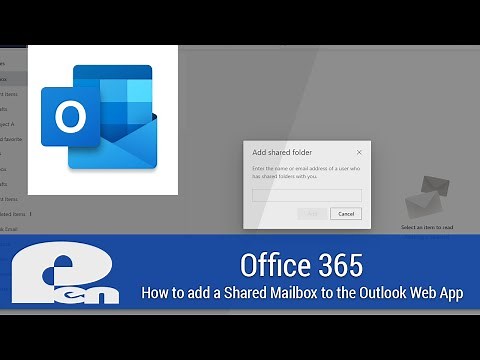 Office 365 - How to add a Shared Mailbox to the Outlook Web App