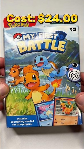 My first battle Pokemon card opening