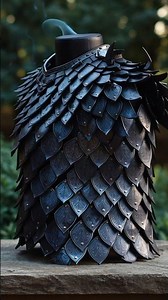 D&D magic item black smoldering scale mail armor