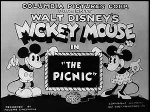 0088. The Picnic (Mickey Mouse In Black And White - 1930)
