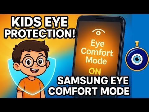 How to Turn On Eye Comfort Mode on Samsung Phone | Samsung Eye Comfort Shield Tutorial