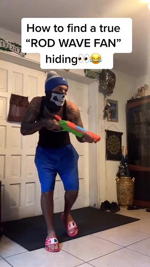 How to find a true “Rod Wave Fan” hiding😂💯 #fyp #foryou