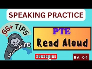 How to practice PTE Read Aloud for high marks