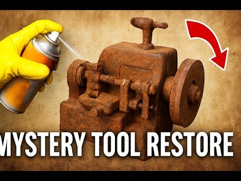 Restoring a 70-Year-Old Rusty Mystery Tool | Antique Key Cutter Reveal