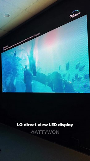 210K views · 833 reactions | Check out this sleek LG direct view LED display! ⭐️Perfect for enjoying movies and shows in any lighting, customizable to any size, built-in speakers, and it functions just like a regular TV!#LG #directviewLEDdisplay #LEDdisplay #DVLED #LGTV #attywon | All The Technology You Want Or Need (ATTYWON) | Facebook