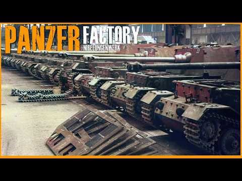 Inside a German Tank Factory - WWII Archival Footage